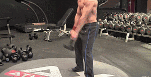 甩哑铃视频,高效塑形动作解析