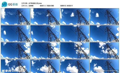 电力视频素材,揭秘电力系统运行奥秘